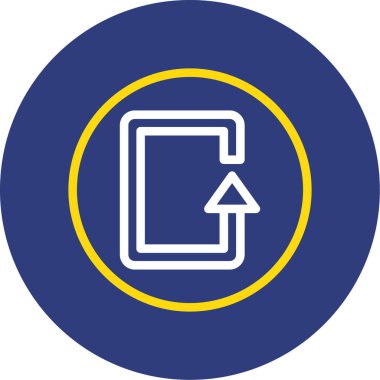 ok simgesinin vektör illüstrasyonu