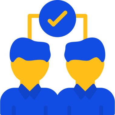 İnsan simgesinin vektör illüstrasyonu