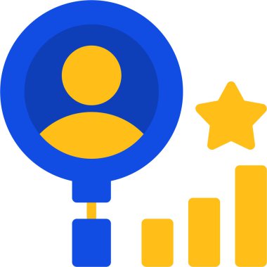 iş grafiği vektör simgesi