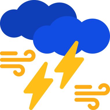 hava durumu web simgesi, basit vektör illüstrasyonu