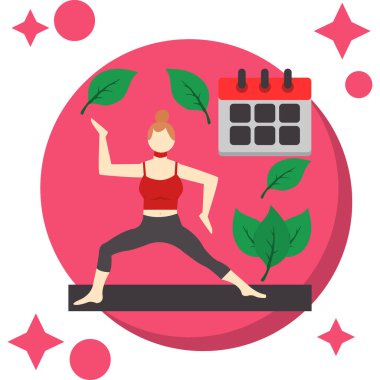 Şehrin arka planında yoga pozu.