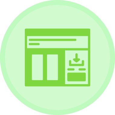 seo modern simgesinin vektör illüstrasyonu