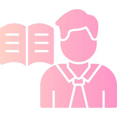 öğrenci simgesi vektör illüstrasyonu