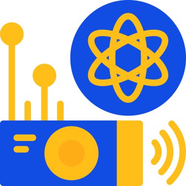 Bilim. Web simgesi basit illüstrasyon