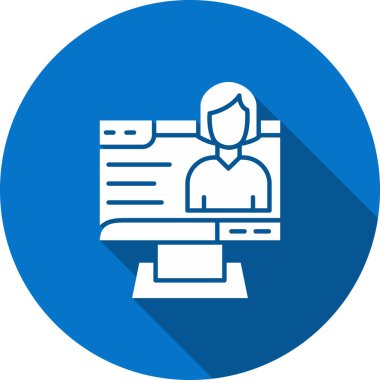 Seo simgesinin vektör illüstrasyonu