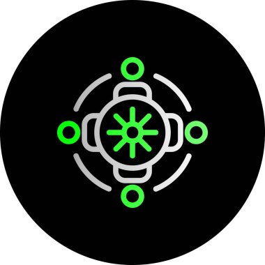 seo modern simgesinin vektör illüstrasyonu