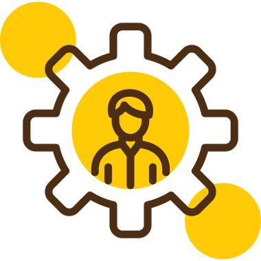 Bir dişlinin vektör illüstrasyonu