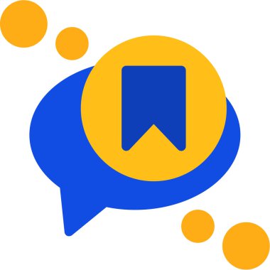 Konuş. Web simgesi basit illüstrasyon