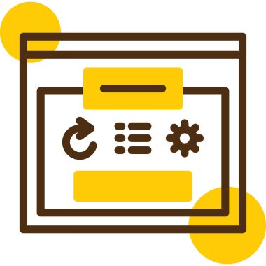 Web tasarım simgesi. vektör