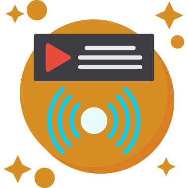 Müzik çalar. Web simgesi