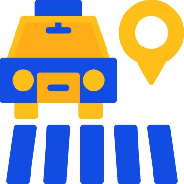 Harita simgesi, vektör illüstrasyonu