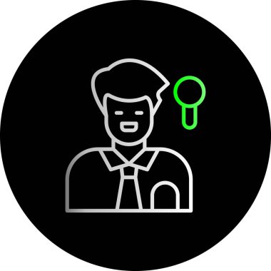 Vektör illüstrasyonu, simge ögesi arkaplanı