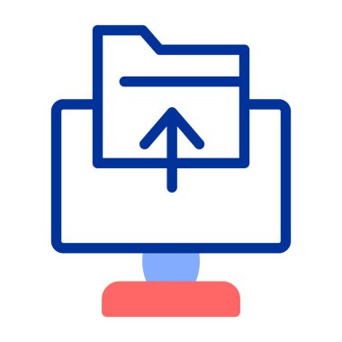 Klasör web simge vektör çizim