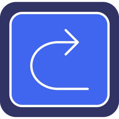 Ok. Web simgesi basit illüstrasyon