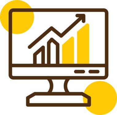 Çizelge. Web simgesi basit illüstrasyon