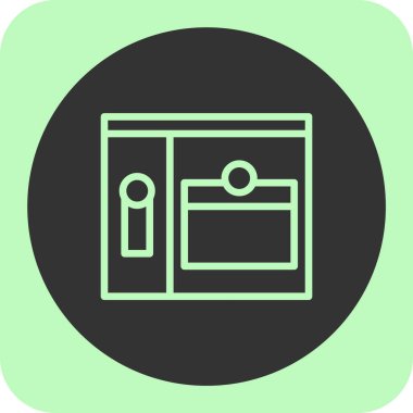 seo modern simgesinin vektör illüstrasyonu