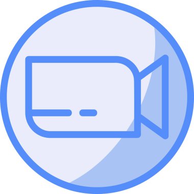 video. Web simgesi basit illüstrasyon