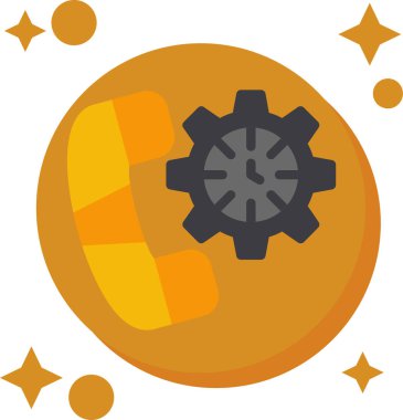 Yılbaşı dekorasyon simgesi, vektör illüstrasyonu