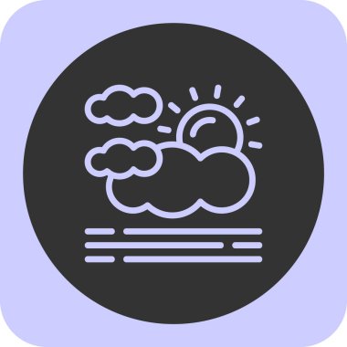 Bulut. Web simgesi basit tasarım