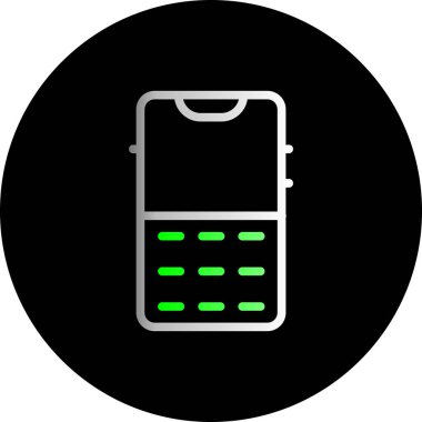 akıllı telefon simgesi vektör illüstrasyonu