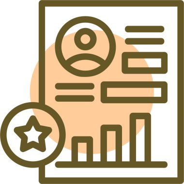 İş simgesinin vektör illüstrasyonu