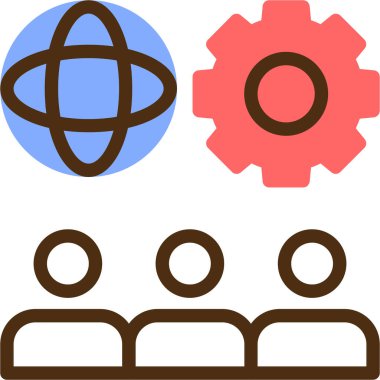 seo modern simgesinin vektör illüstrasyonu