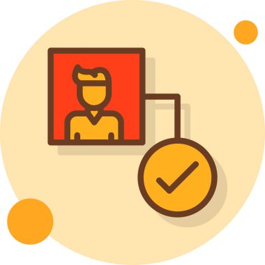 internet yönetimi düz vektör simgesi