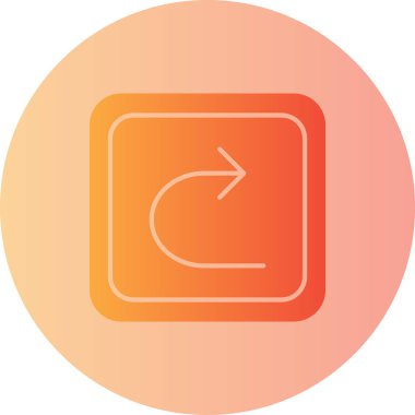 ok simgesinin vektör illüstrasyonu