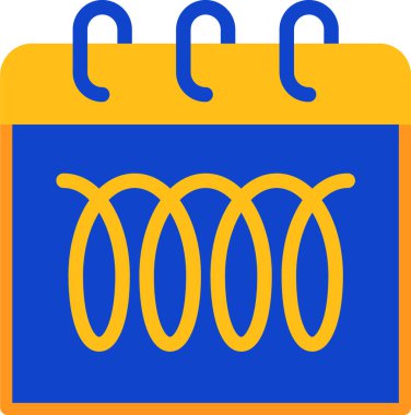 dosyalanmış özet biçiminde günlük takvim olay simgesi