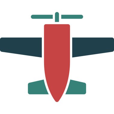 airairplane düz simge düz resimleme