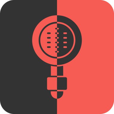 Çay Süzgeci vektör simgesi düz illüstrasyon