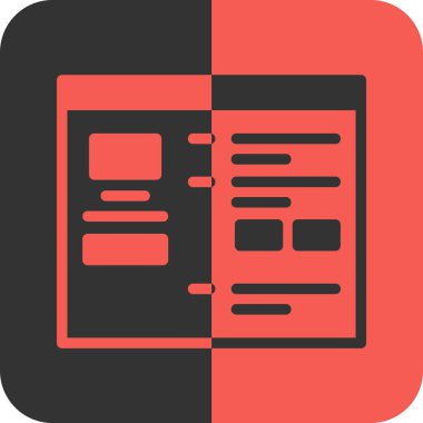 belge dosya simgesi vektör illüstrasyonu