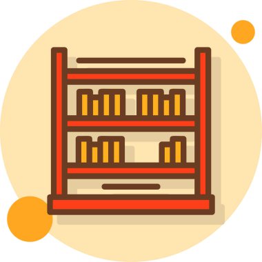 süpermarket, illüstrasyon, beyaz arkaplandaki vektör.