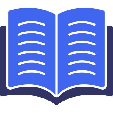 kitap simgesi vektör illüstrasyonu