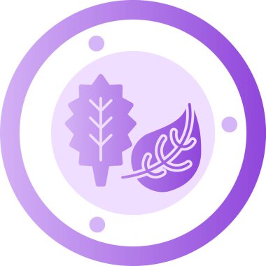 Doğa simgesinin vektör illüstrasyonu