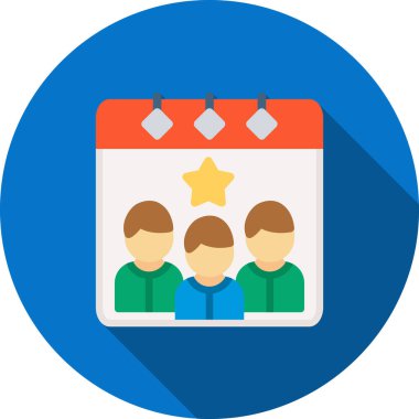 Takım & çalışanı için iş yönetimi dairesi simgesi