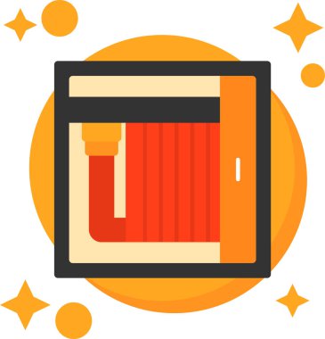 Kredi kartı simgesi, düz stil