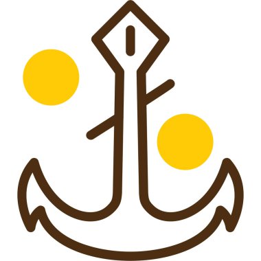 Gemi. Web simgesi basit illüstrasyon