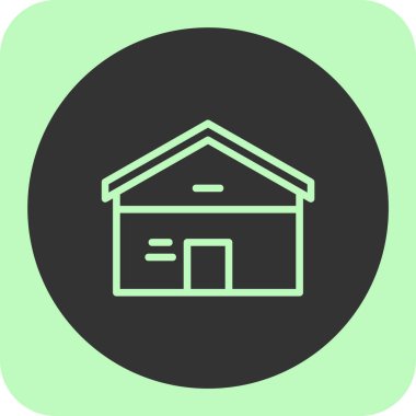 ev simgesi soyut arkaplanda izole edildi