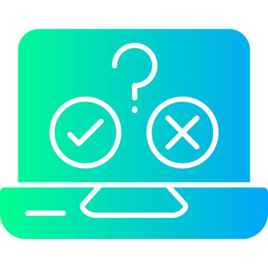 işaret çizgisi simgesini, vektör illüstrasyonunu kontrol et