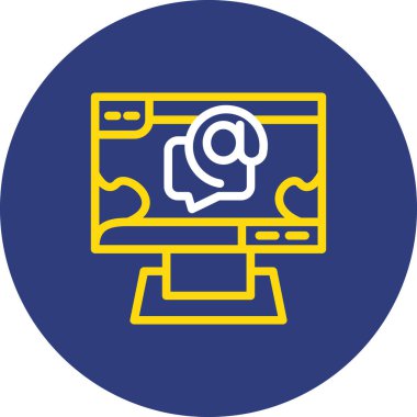 dizüstü bilgisayar simgesi, vektör illüstrasyonu