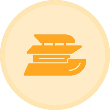 Bir kitap simgesinin vektör illüstrasyonu