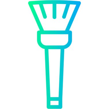 Meşale. Web simgesi basit illüstrasyon