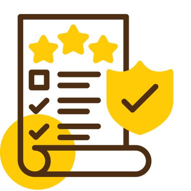 Müşteri geribildirim inceleme simgesi