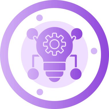 Ampul. Web simgesi basit tasarım