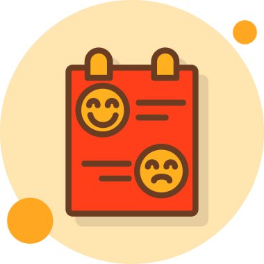 Müşteri memnuniyeti. Basit illüstrasyon