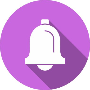 Bir çan simgesinin vektör illüstrasyonu