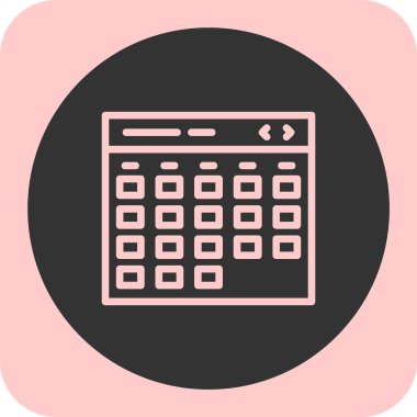 hesap makinesi simgesi, vektör illüstrasyon tasarımı