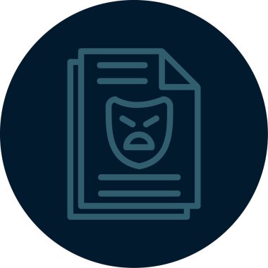 Tasarımda vektör kişisel modern simgenin gösterimi