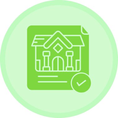 bir işaret simgesi ile ev